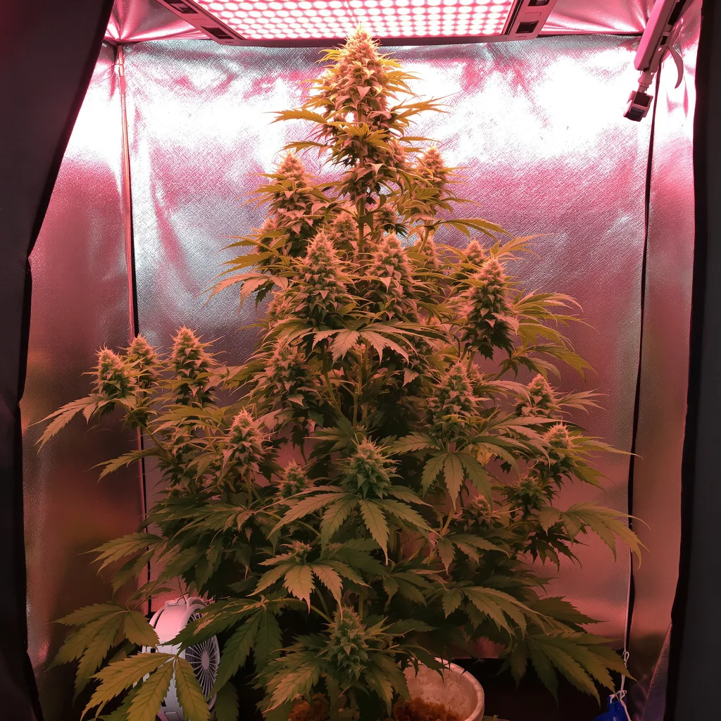 Grapefruit cannabis plant in flowering stage — 80-100 cm feminised