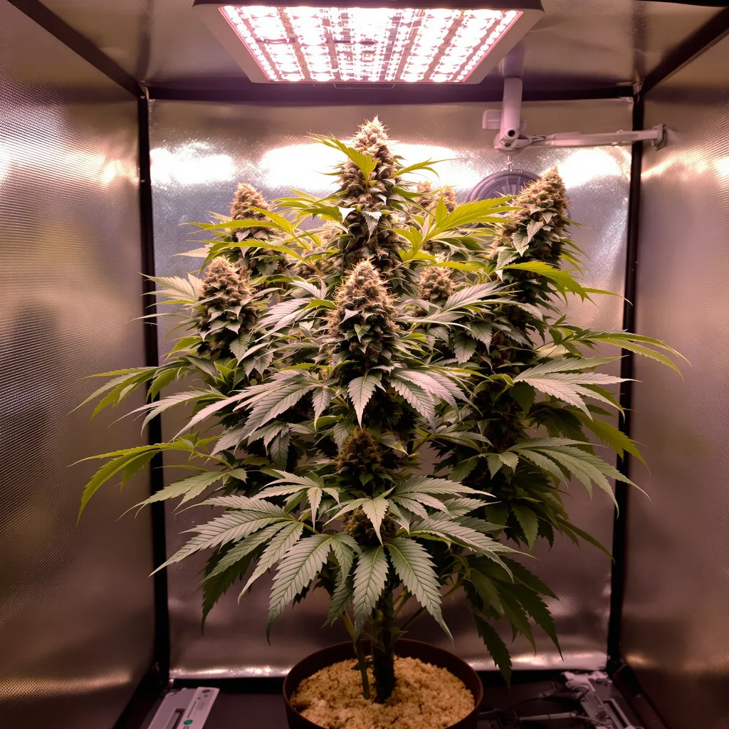 Grapefruit Kush cannabis plant in flowering stage — Medium feminised