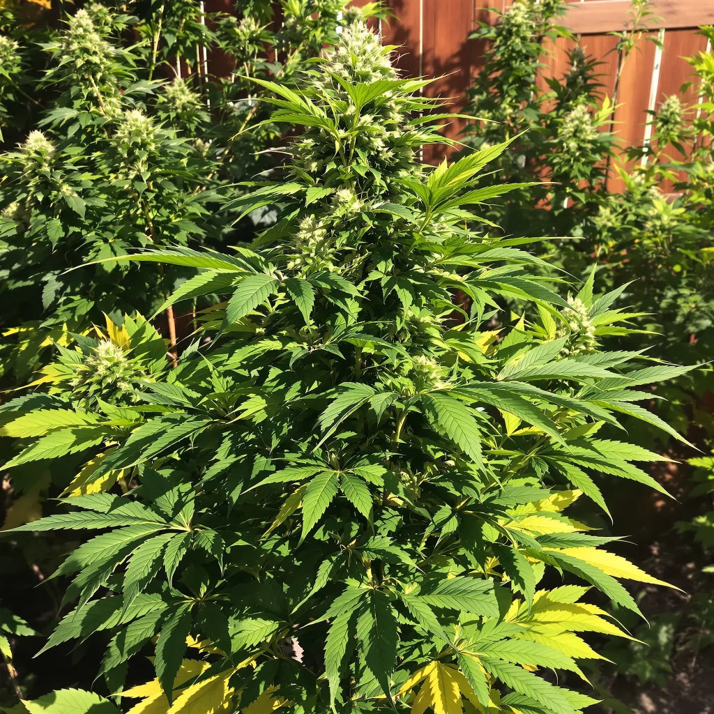 Green Crack Punch 84% indica / 16% sativa flower with visible trichomes