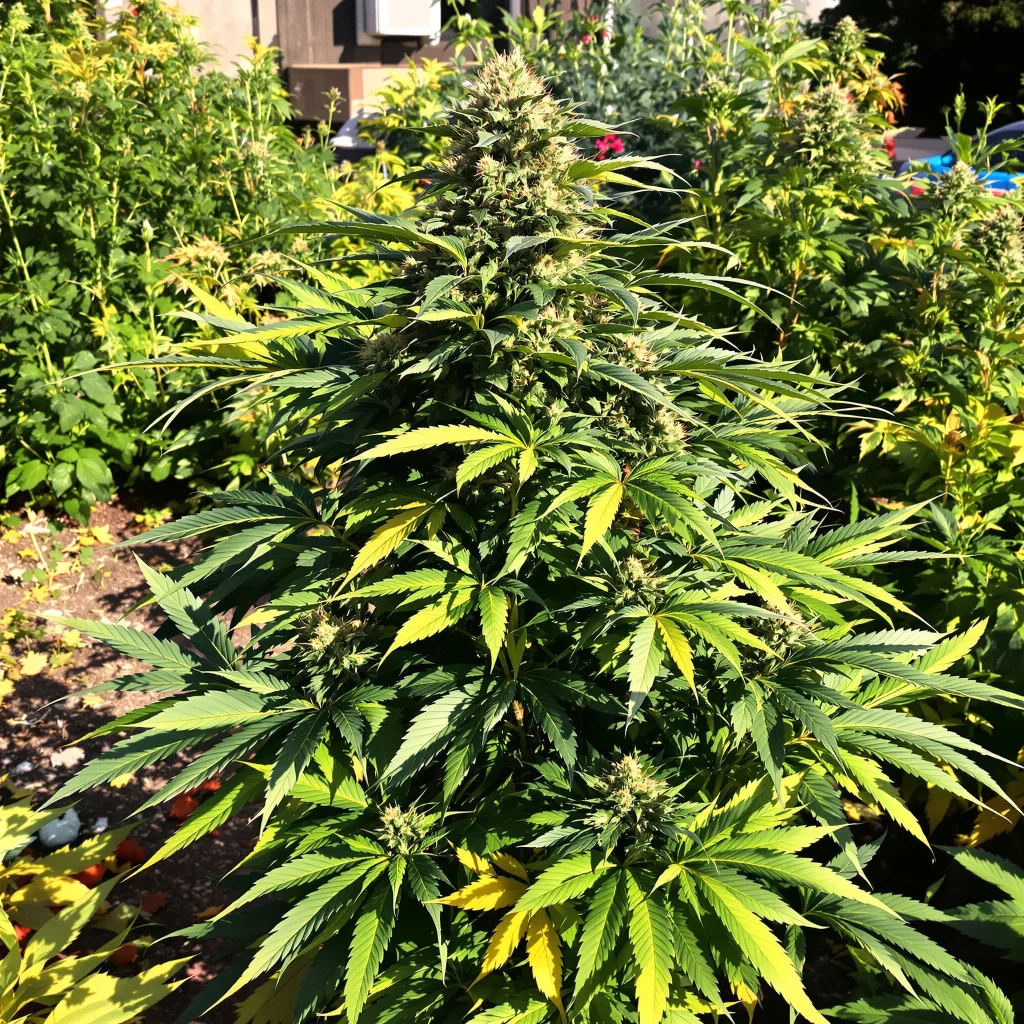 Green Ribbon 78% indica / 22% sativa flower with visible trichomes