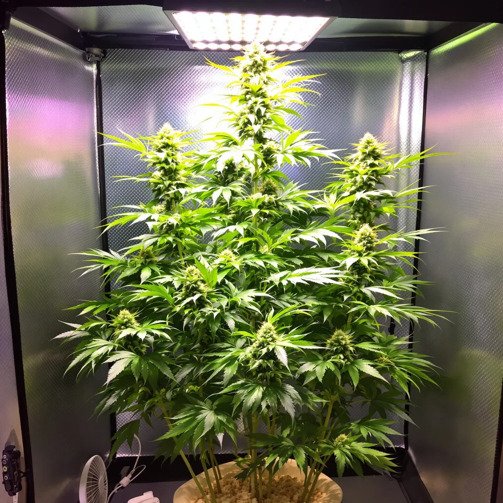 Grilled Cheese cannabis plant in flowering stage — 140–180 cm feminised