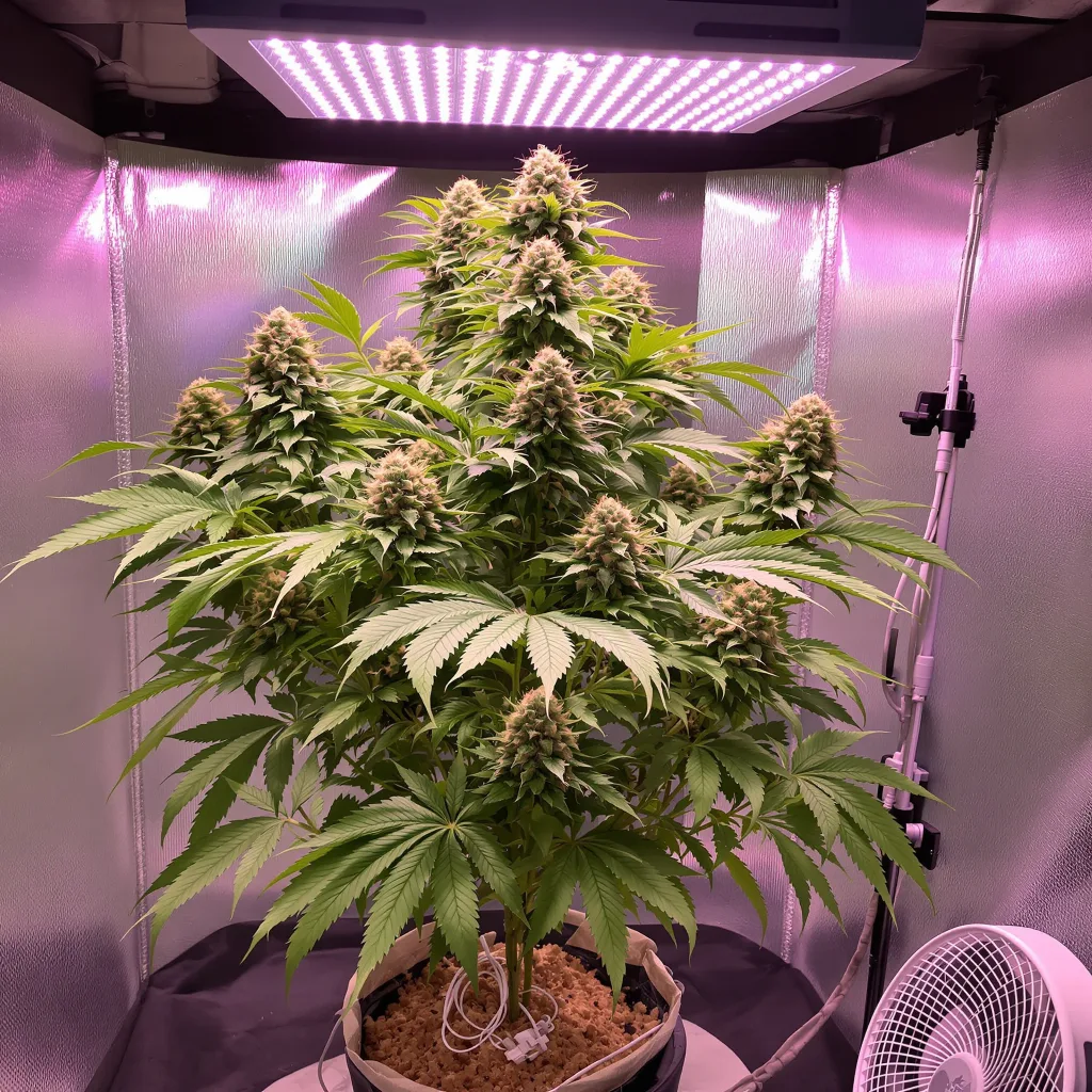Hawaiian cannabis plant in flowering stage — Short autoflower