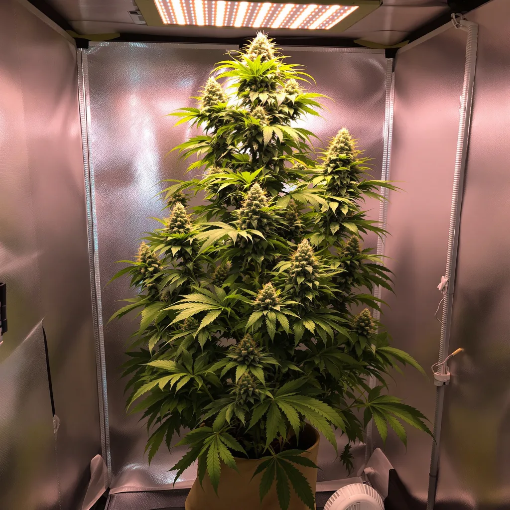 Hawaiian Haze cannabis plant in flowering stage — Short feminised