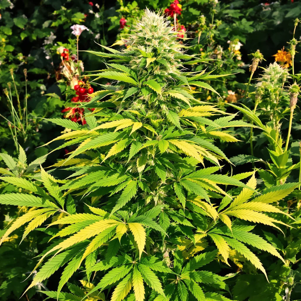 Hawaiian Purple Kush 85% indica / 15% sativa flower with visible trichomes