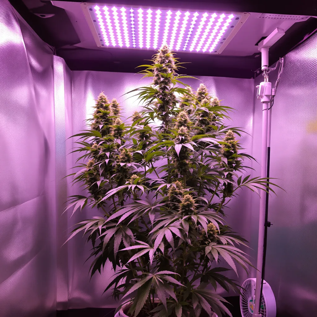 Hawaiian Snow cannabis plant in flowering stage — Tall feminised
