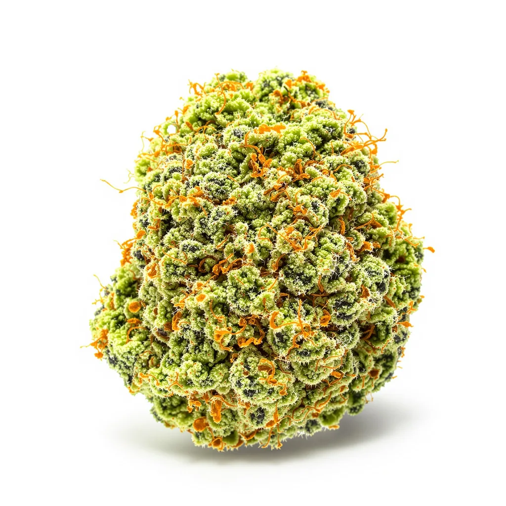 Hempstar 11% indica / 89% sativa flower with visible trichomes