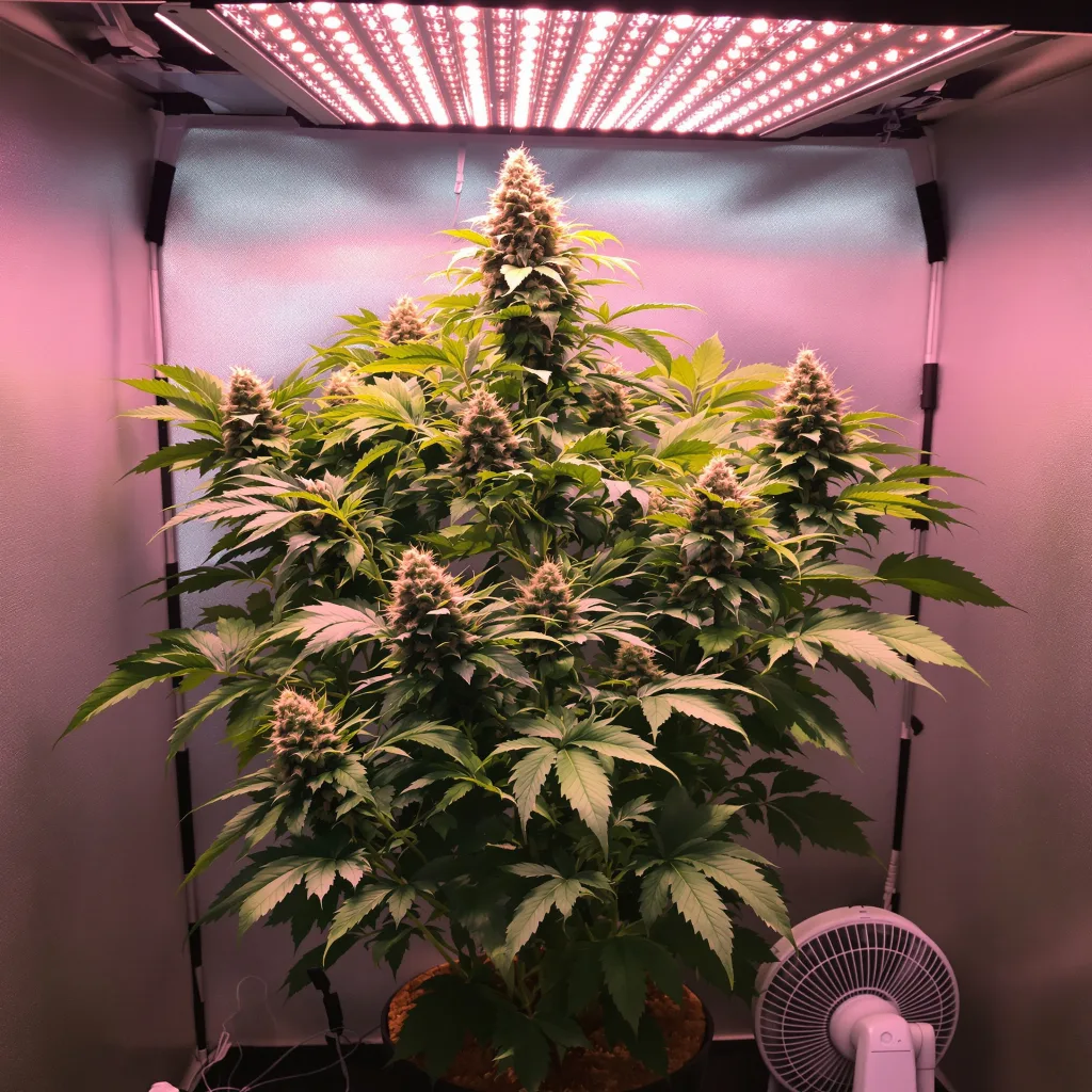 Herijuana cannabis plant in flowering stage — Short feminised