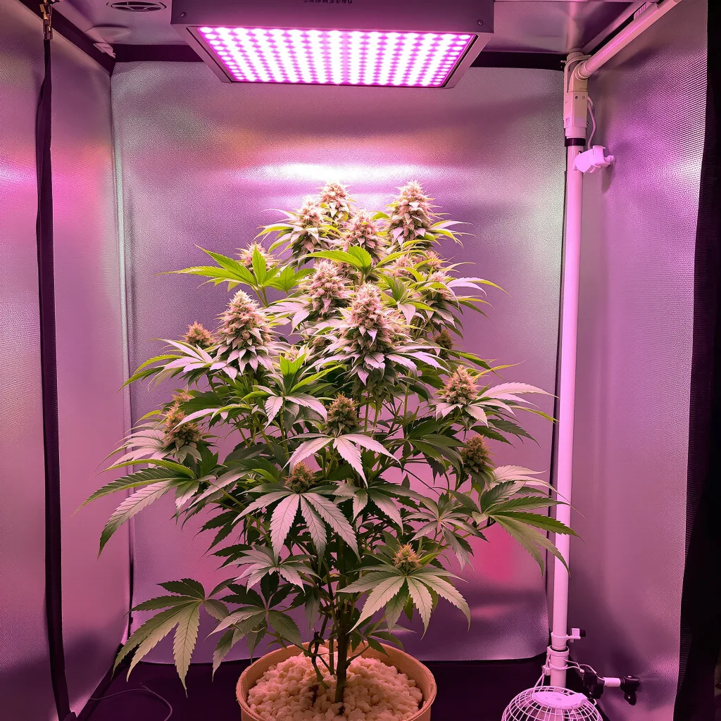 Highwayman cannabis plant in flowering stage — 90-120 cm. Medium feminised