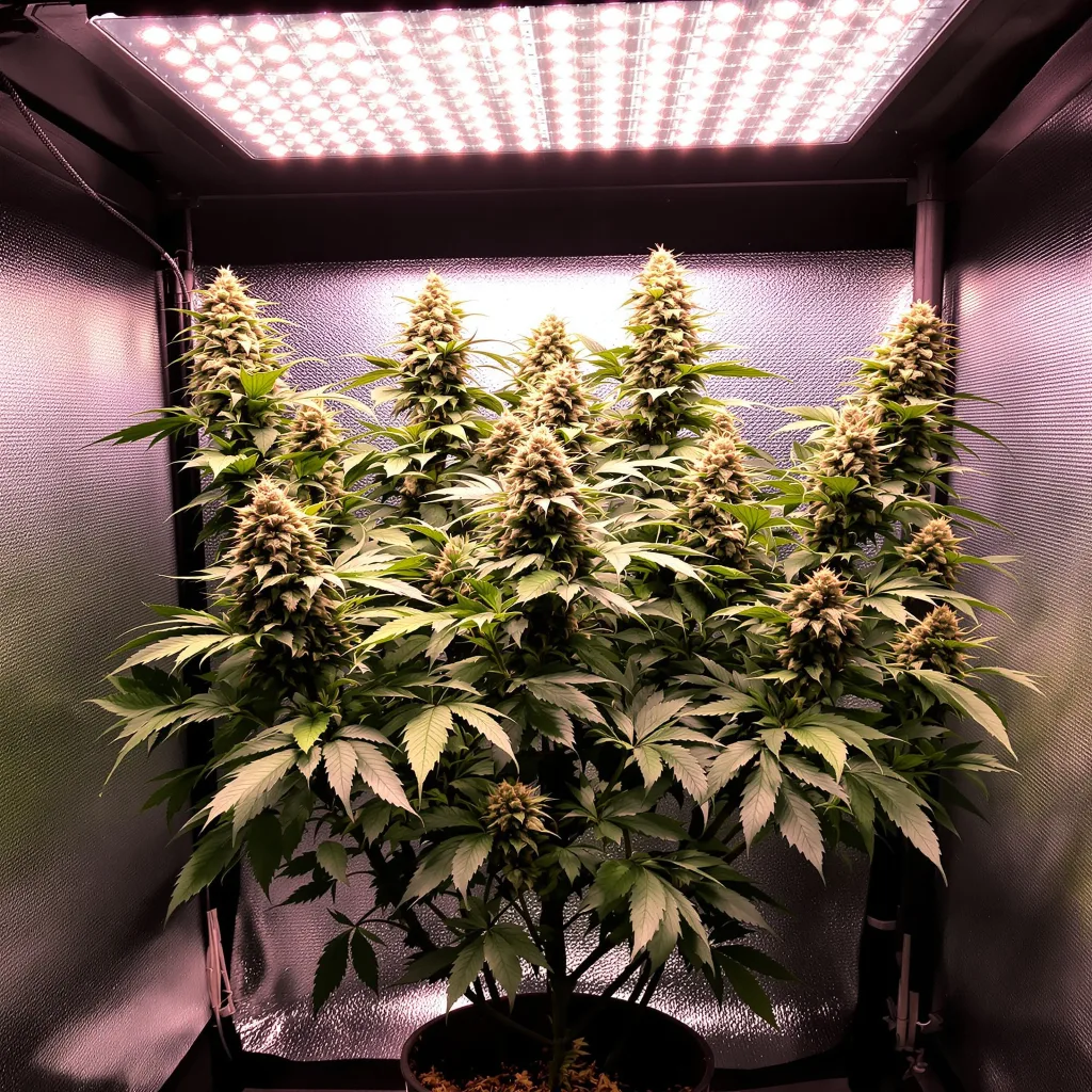 Hindu Skunk cannabis plant in flowering stage — Medium autoflower