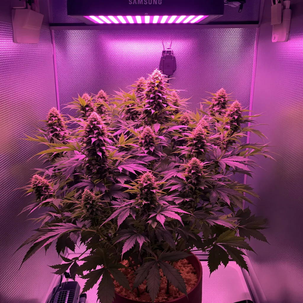Honey Bananas cannabis plant in flowering stage — Medium feminised
