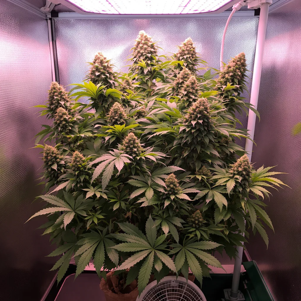 Humboldt Headband cannabis plant in flowering stage — 90-120 cm. Medium feminised