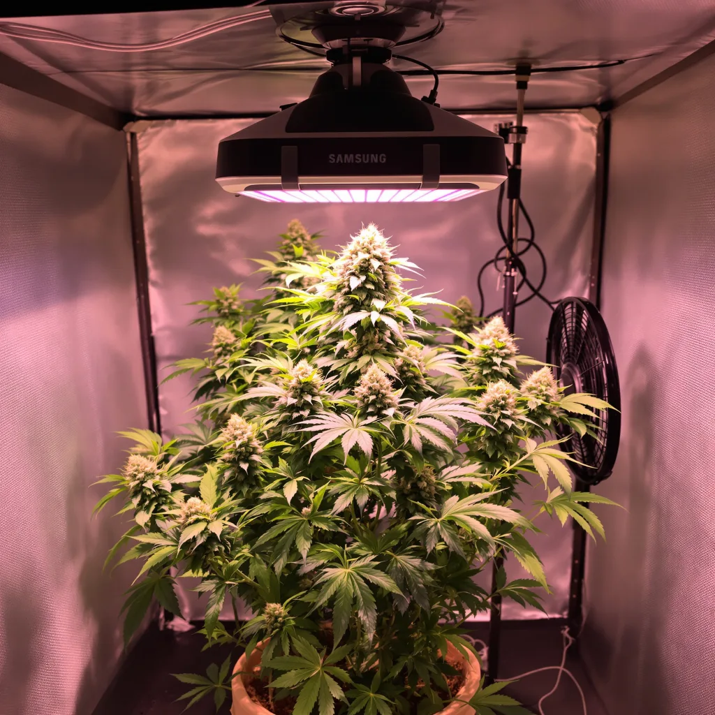 I-95 cannabis plant in flowering stage — Small (0-120 cm) feminised