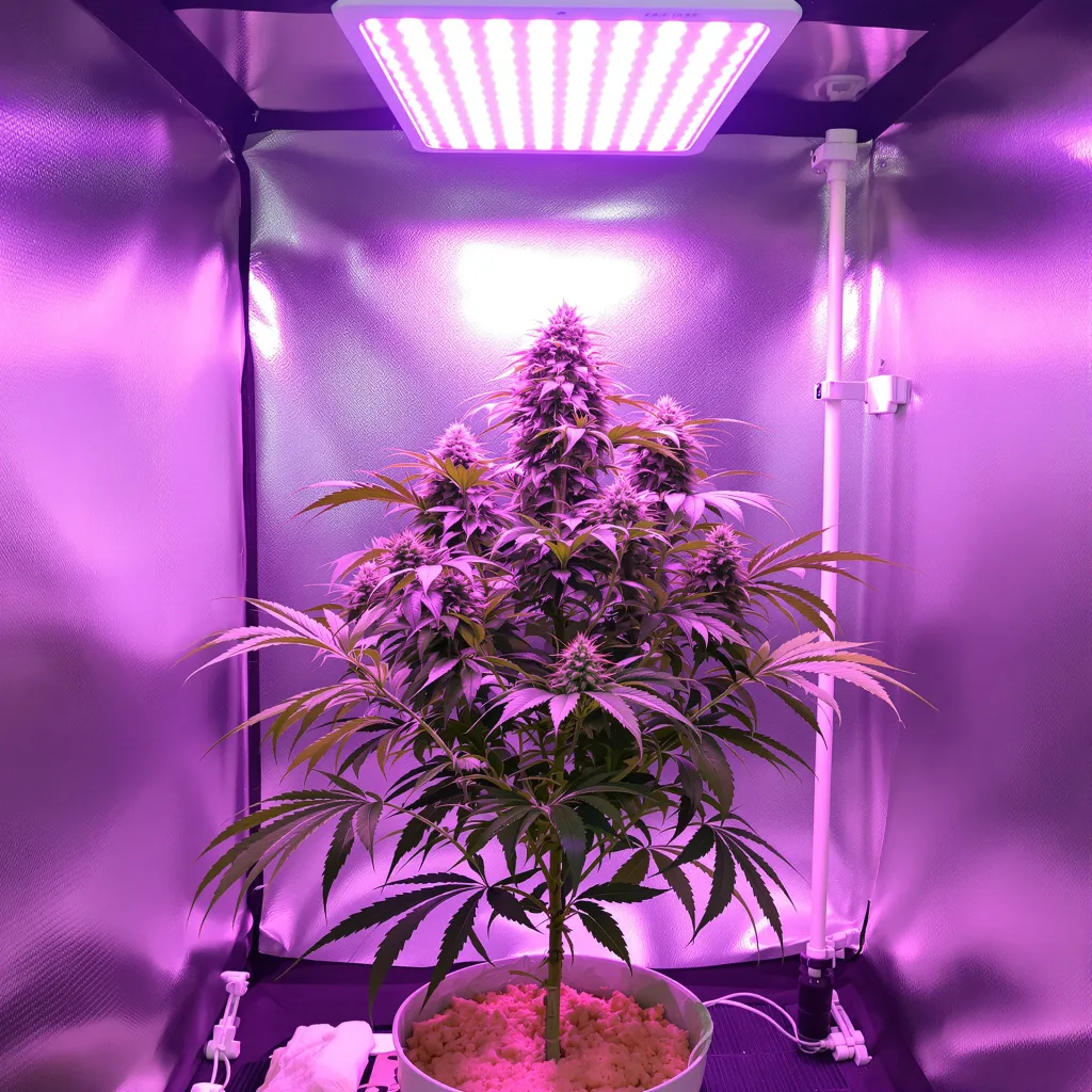 Iced Widow cannabis plant in flowering stage — Medium feminised