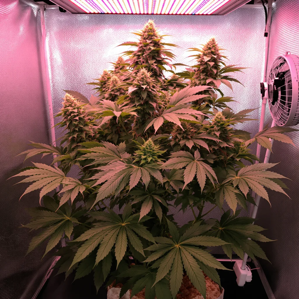 Jager cannabis plant in flowering stage — Short autoflower