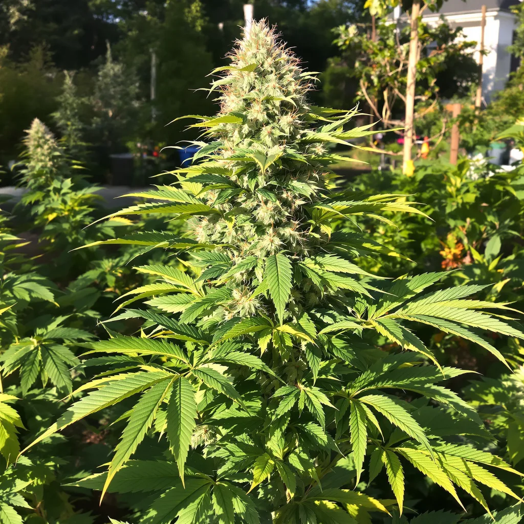 Jager 78% indica / 22% sativa flower with visible trichomes