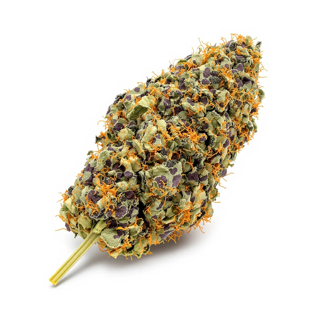 Jager 78% indica / 22% sativa flower with visible trichomes