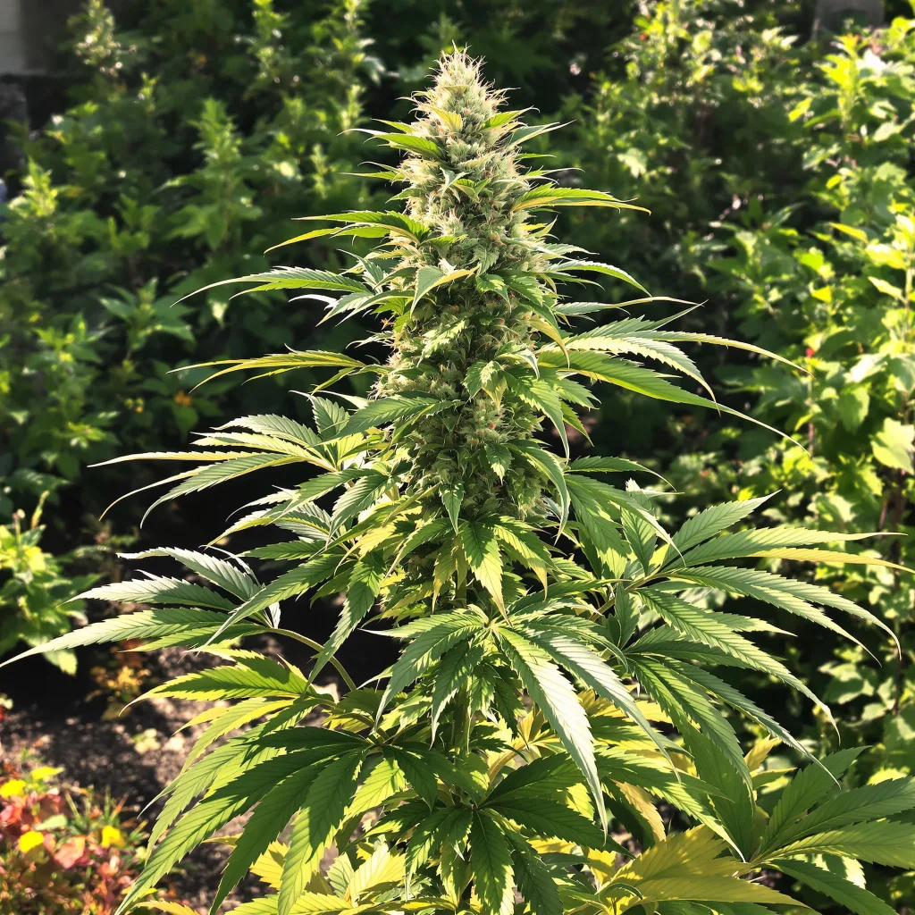 Jager 78% indica / 22% sativa flower with visible trichomes