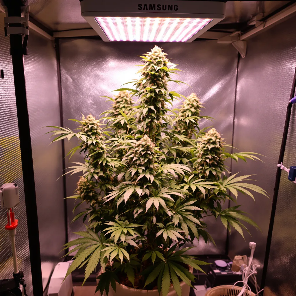 Jedi Cookies cannabis plant in flowering stage — 70–110 cm feminised