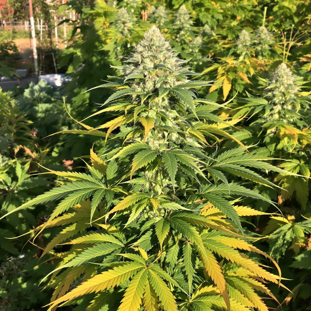 Jedi Cookies 72% indica / 28% sativa flower with visible trichomes