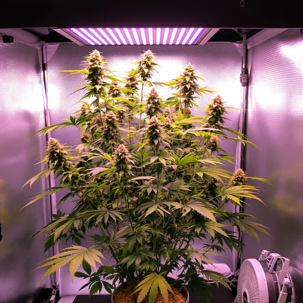 Jesus OG cannabis plant in flowering stage — Tall feminised
