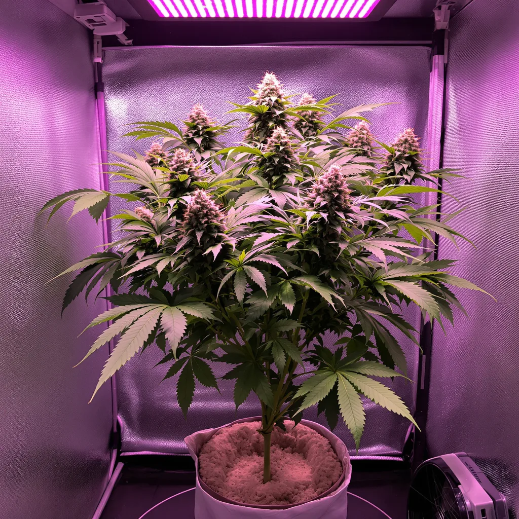 Jungle Cookie cannabis plant in flowering stage — 70–110 cm feminised