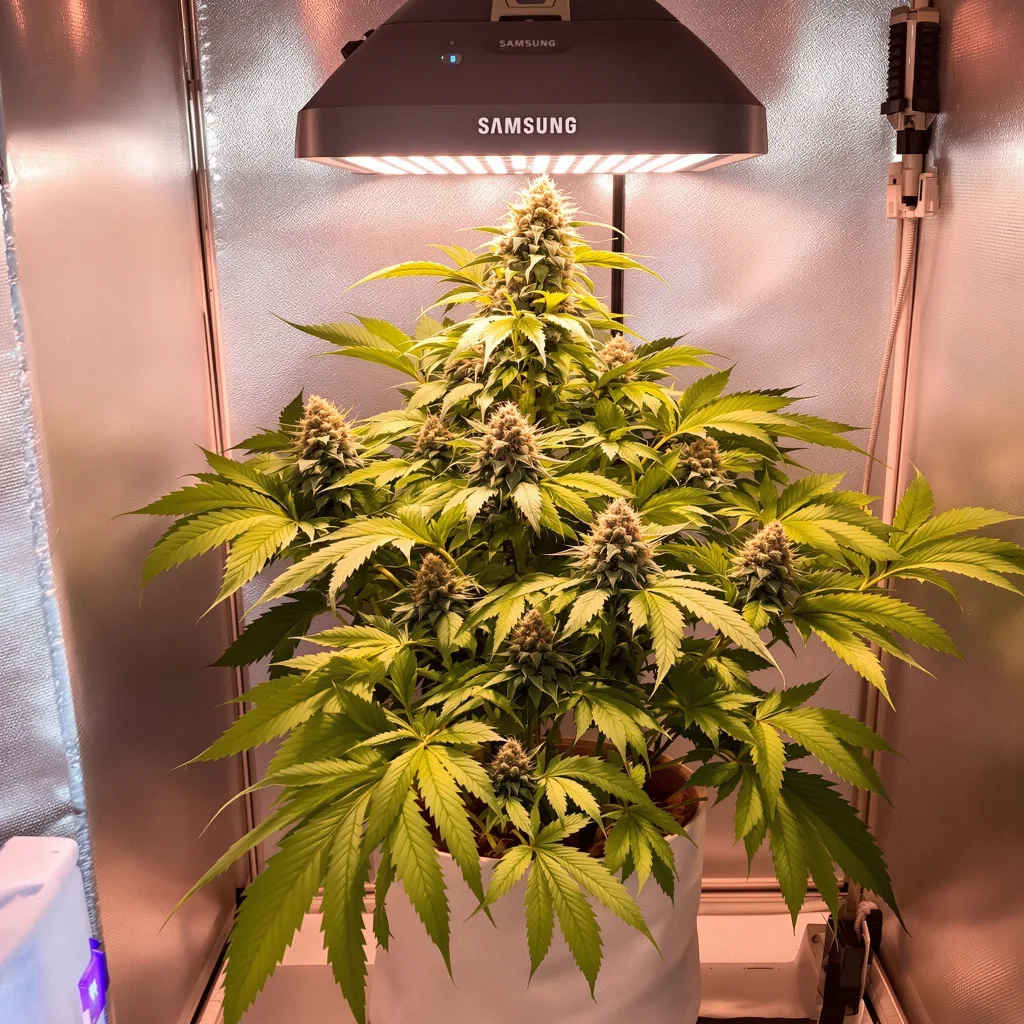 K-Train cannabis plant in flowering stage — Medium feminised