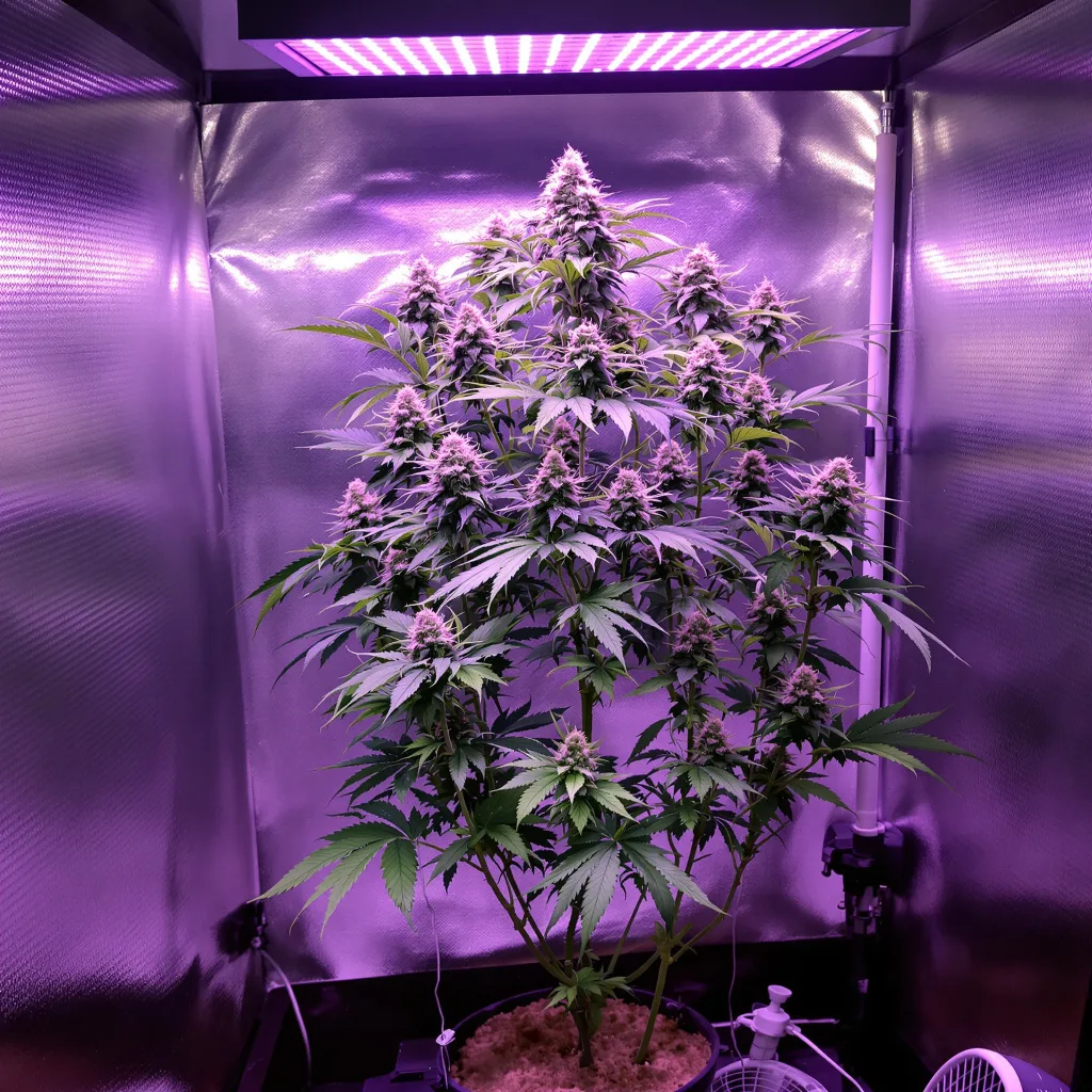Kandy Kush cannabis plant in flowering stage — Short autoflower