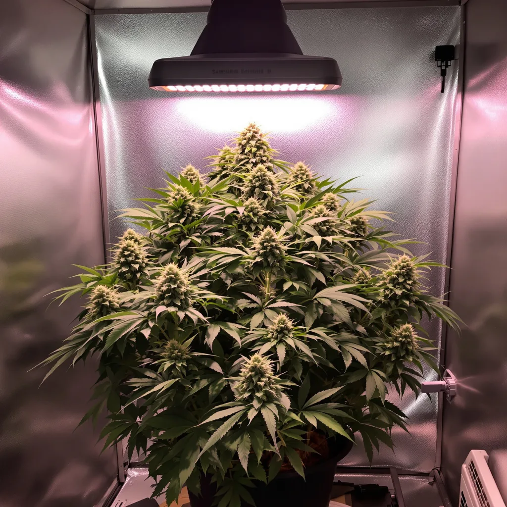 Katsu Bubba Kush cannabis plant in flowering stage — Short feminised