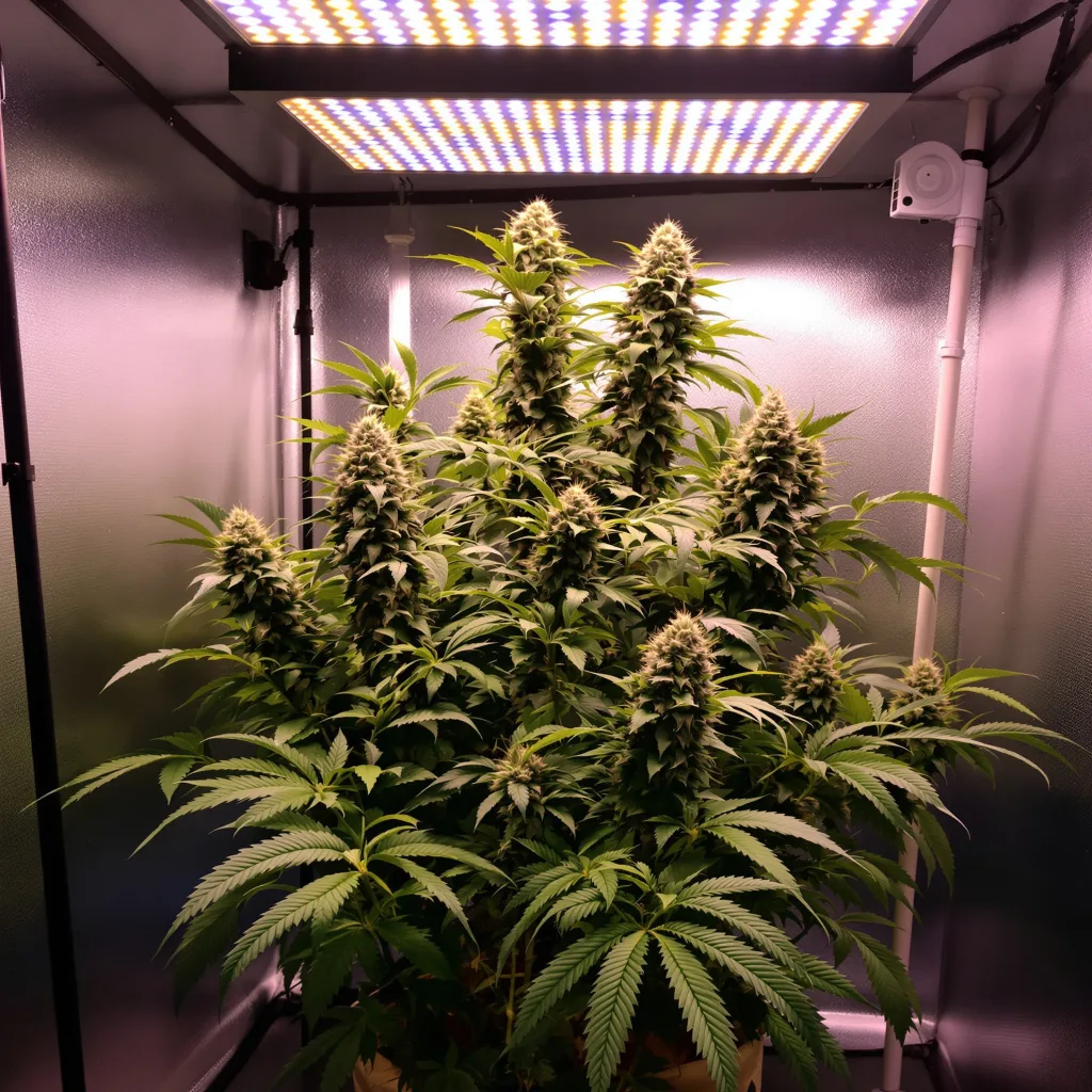 King Louis XIII cannabis plant in flowering stage — Medium feminised