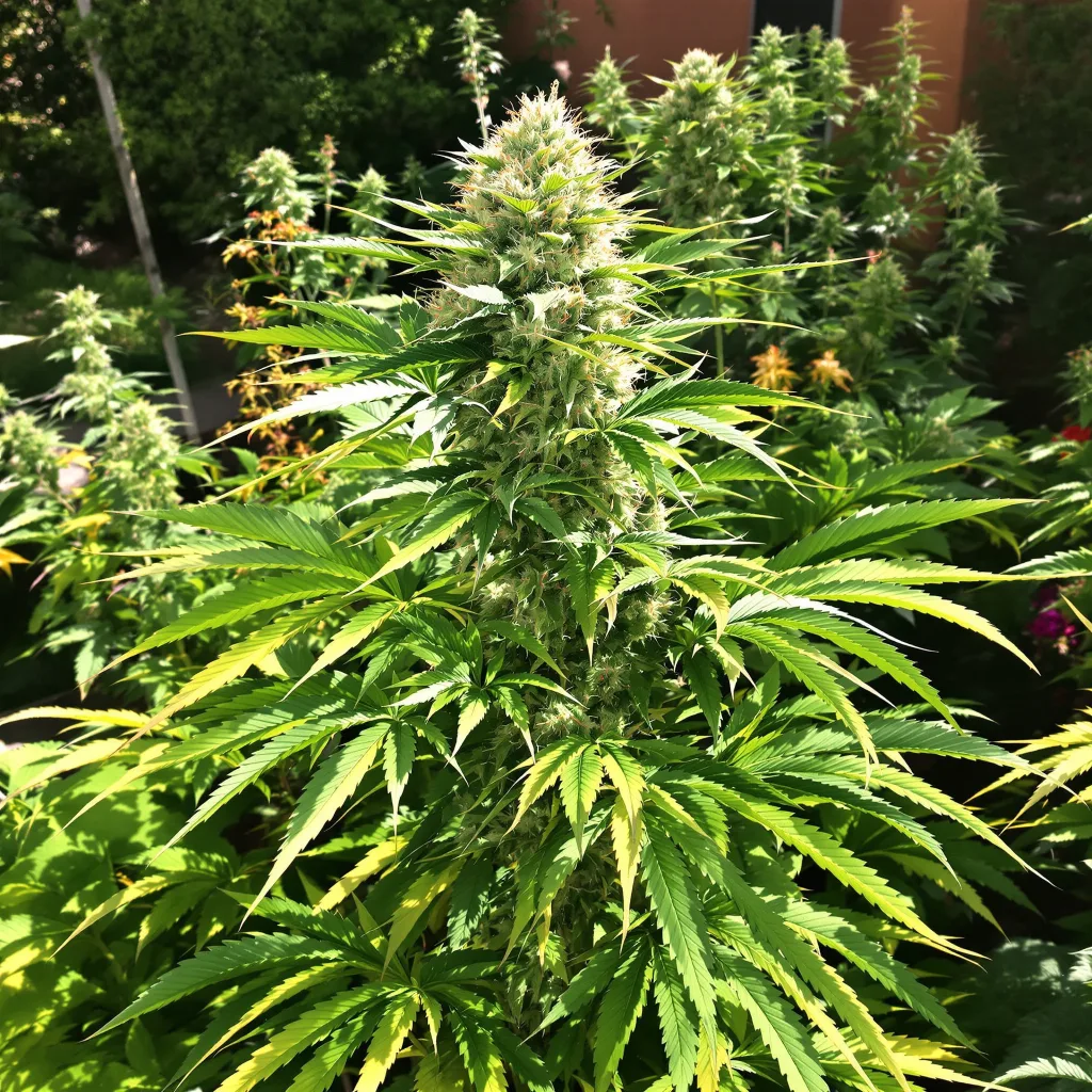 King’s Kush 75% indica / 25% sativa flower with visible trichomes