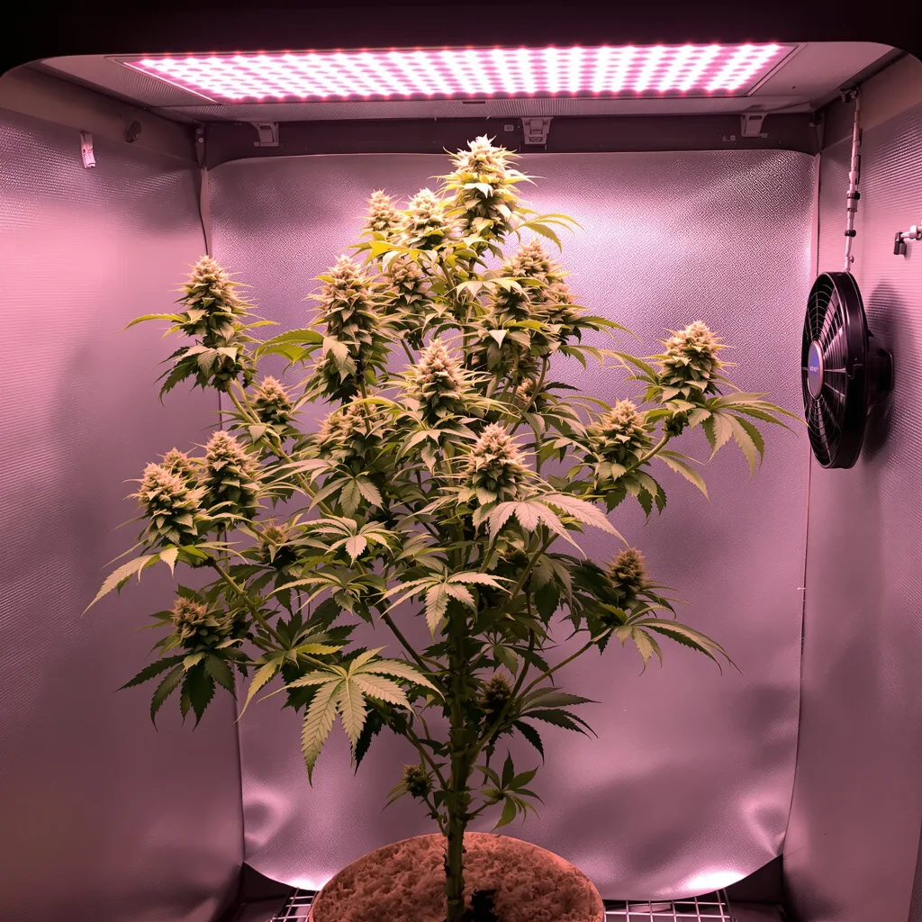 L.A. Sunshine cannabis plant in flowering stage — Short autoflower
