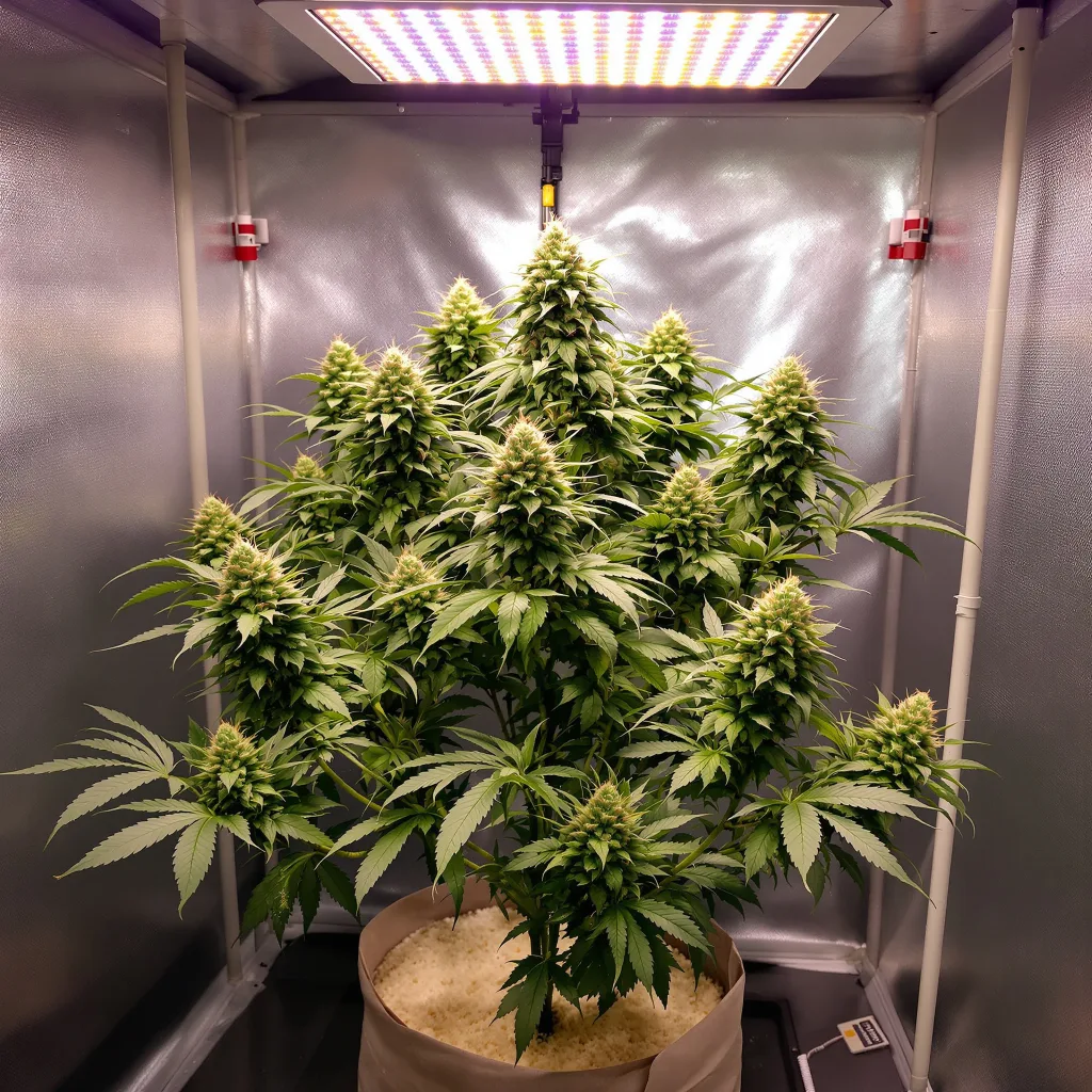 L.A. Sunshine cannabis plant in flowering stage — Small (0-120 cm) feminised