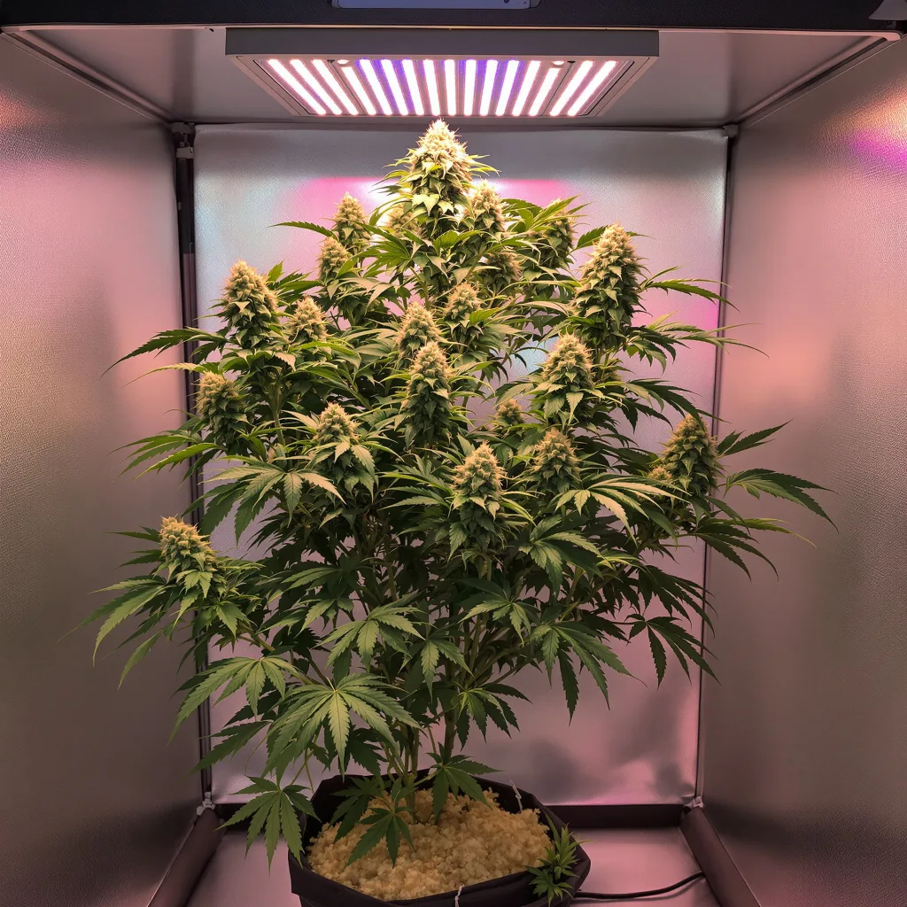 LA Confidential cannabis plant in flowering stage — Short feminised