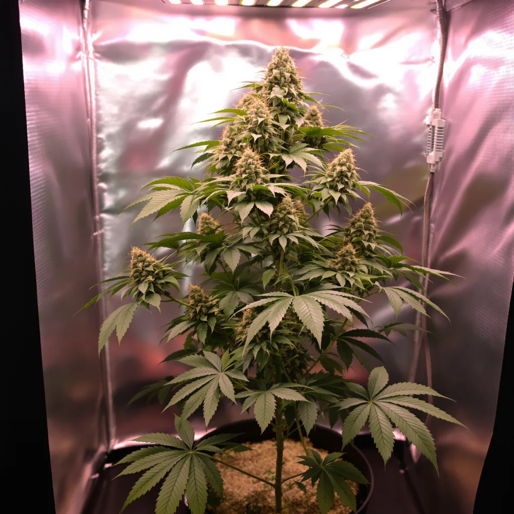 Lemon Crush cannabis plant in flowering stage — 152-244 cm feminised