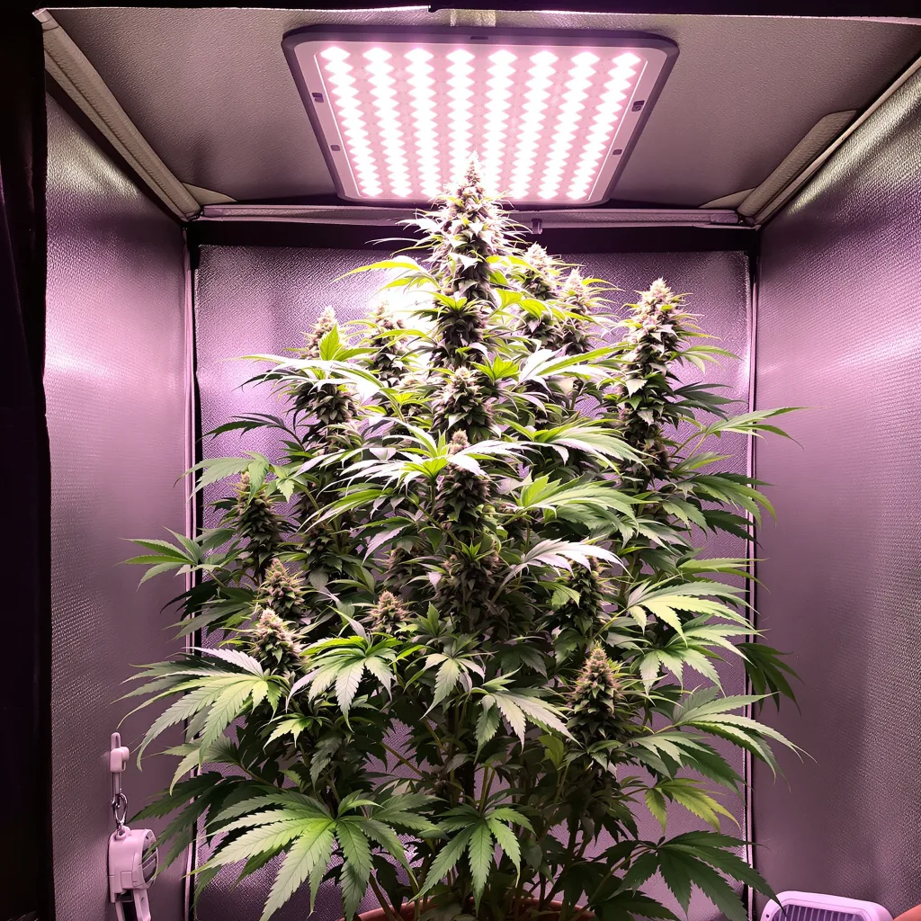 Lemon Jack cannabis plant in flowering stage — Short feminised