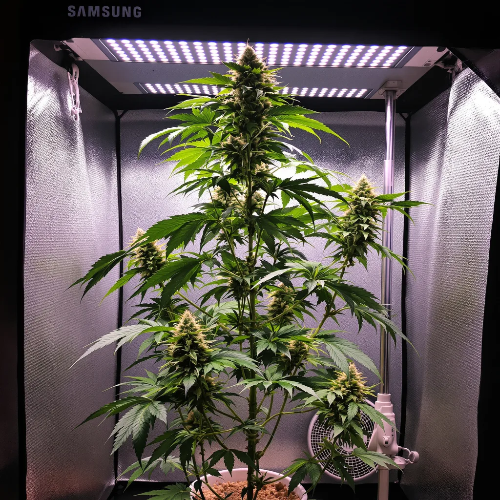 Love Potion #1 cannabis plant in flowering stage — Short feminised