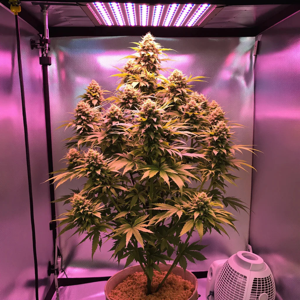 LSD cannabis plant in flowering stage — 80-100 cm autoflower