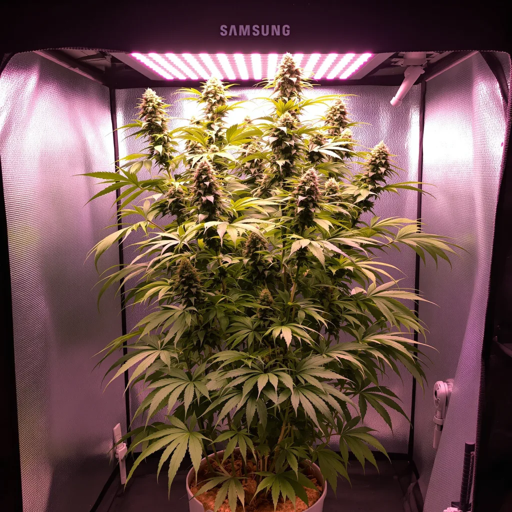 Lucid Dream Kush cannabis plant in flowering stage — 170–210 cm feminised