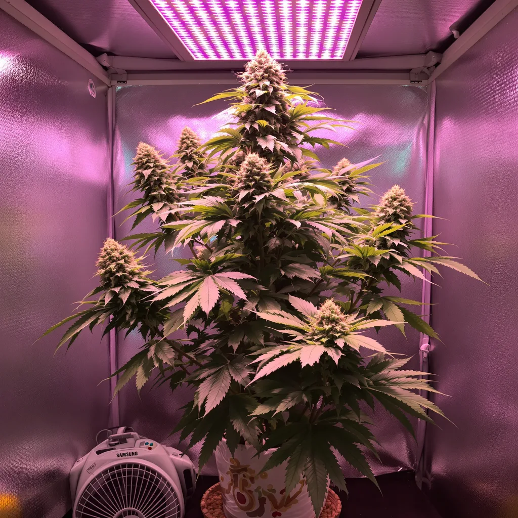 M-39 cannabis plant in flowering stage — Short feminised