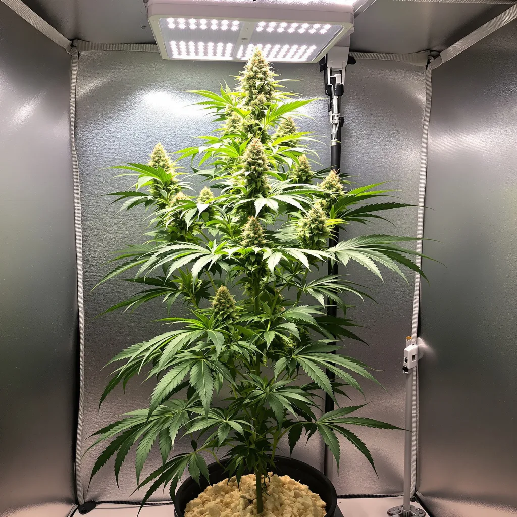 Malawi Gold cannabis plant in flowering stage — Tall feminised