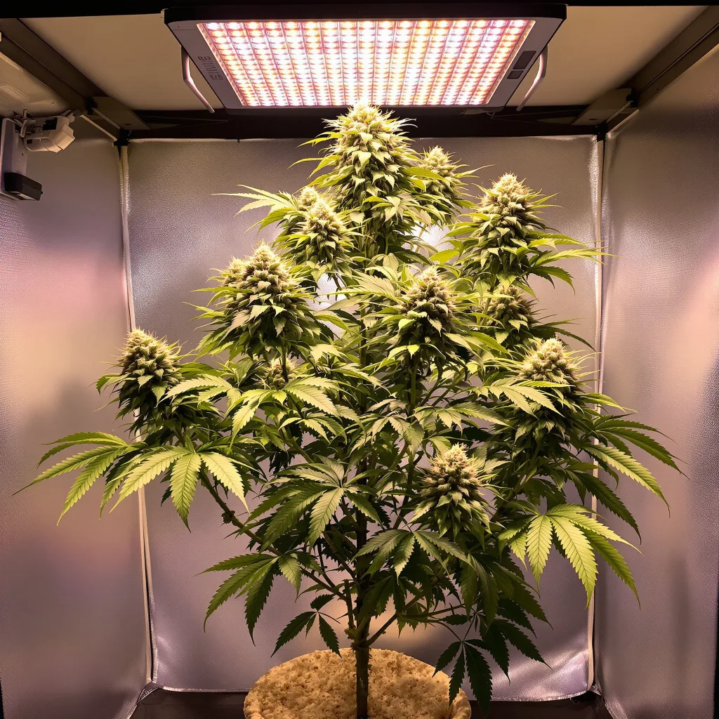 Mandala #1 cannabis plant in flowering stage — 120–160 cm feminised