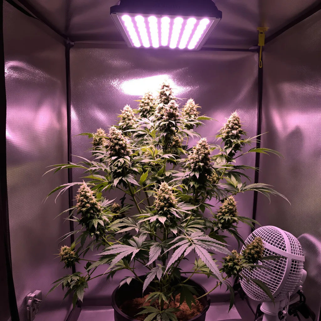 Master Bubba cannabis plant in flowering stage — Medium feminised