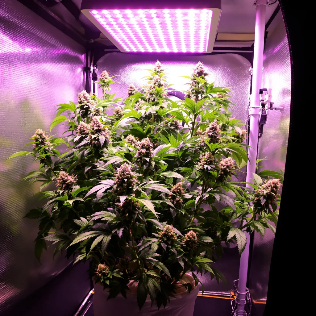 Matanuska Thunder Fuck cannabis plant in flowering stage — Medium feminised