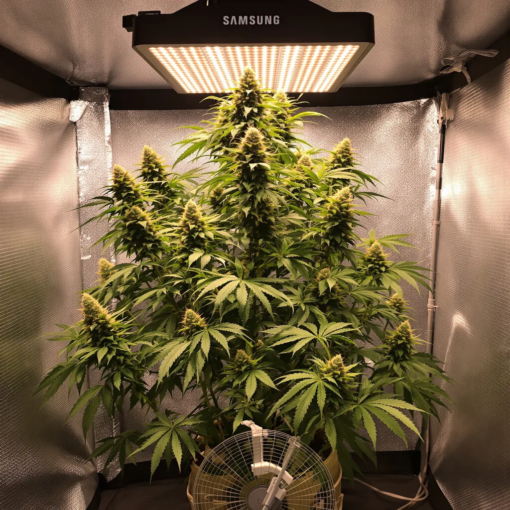 Matanuska Tundra cannabis plant in flowering stage — 0.5-0.75 m feminised