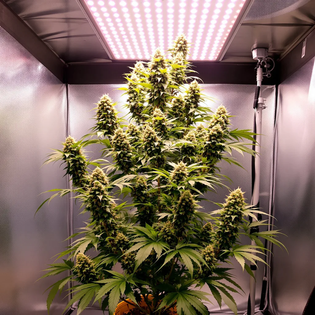 Maui Haole cannabis plant in flowering stage — 120–160 cm feminised