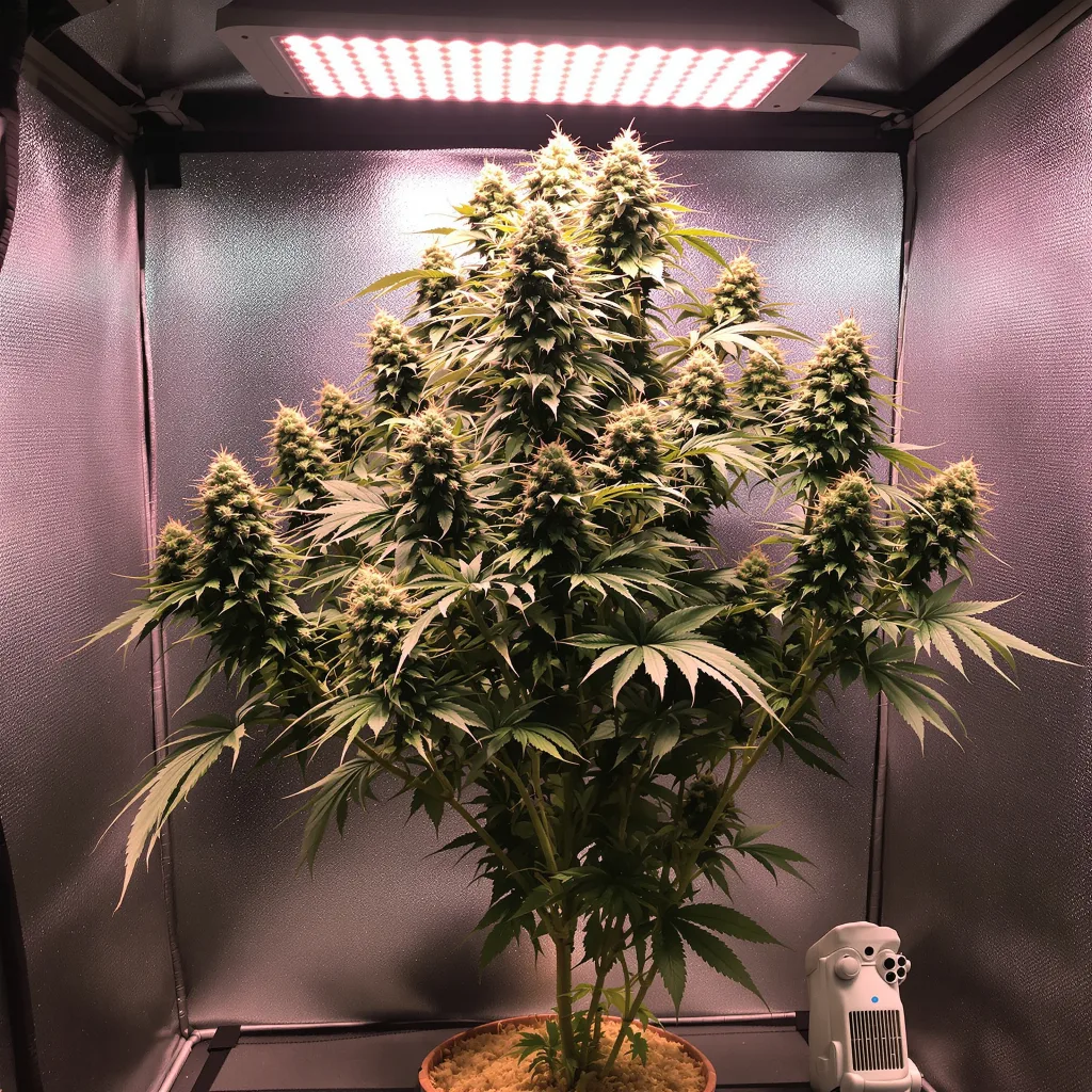 Maui Pineapple Chunk cannabis plant in flowering stage — 90-120 cm. Medium feminised