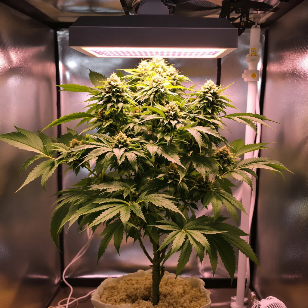 Mazar I Sharif cannabis plant in flowering stage — Short feminised
