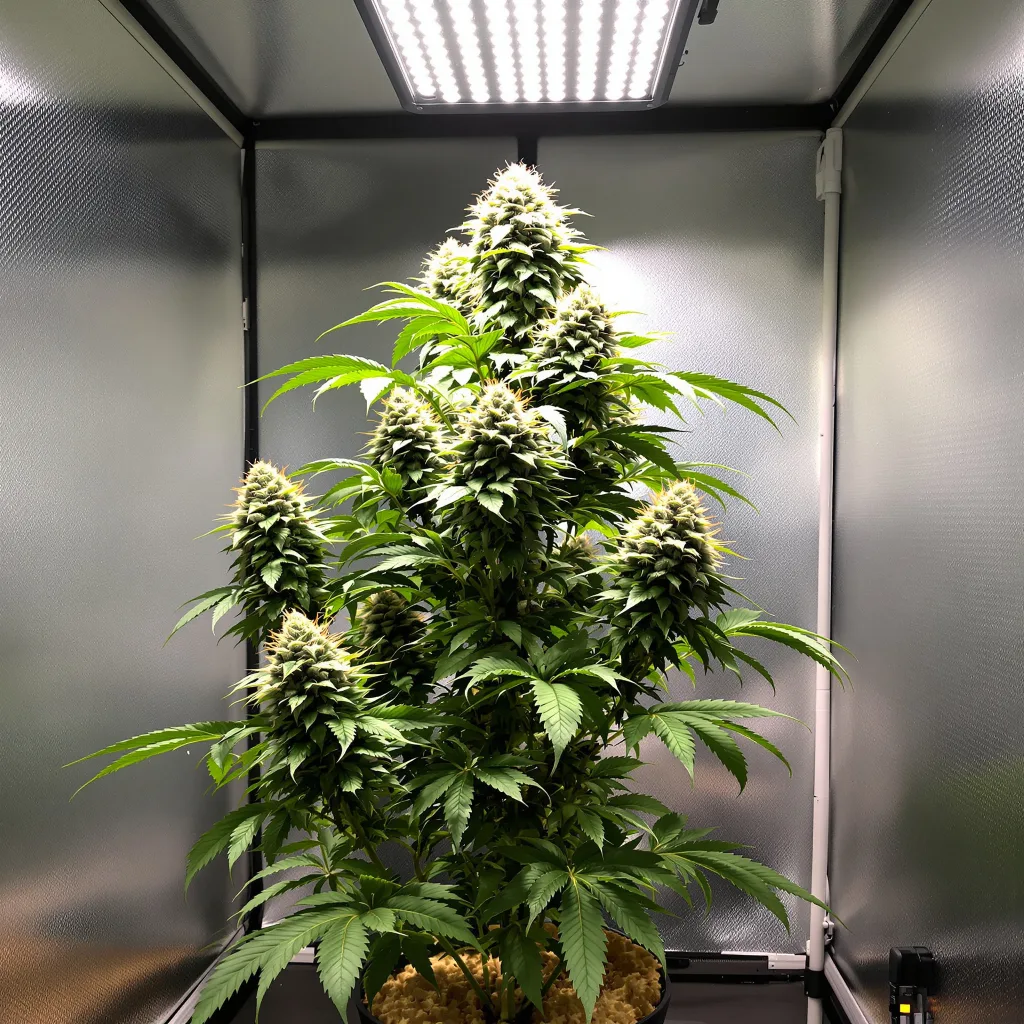 MedGom CBD cannabis plant in flowering stage — Medium feminised
