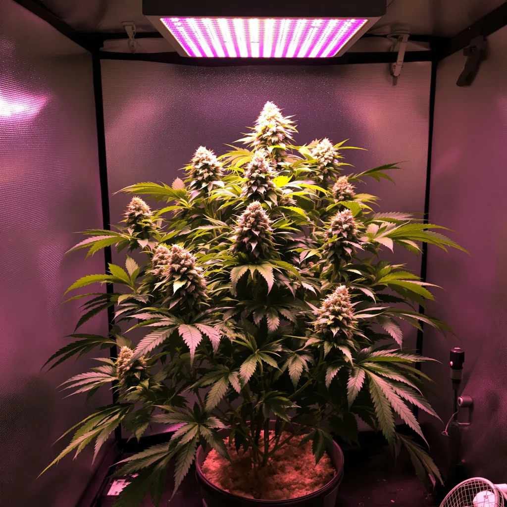 Medicine Man cannabis plant in flowering stage — Medium feminised