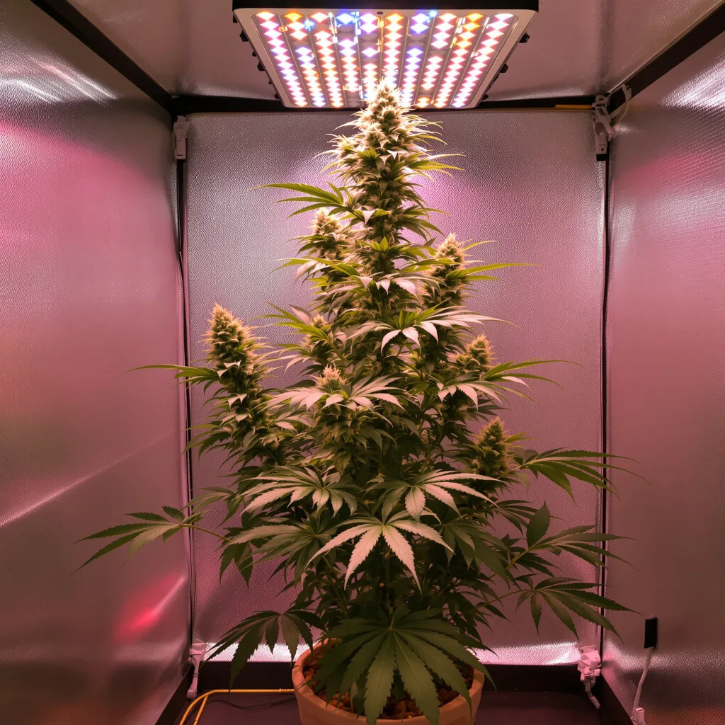 Melting Pot cannabis plant in flowering stage — 170–210 cm feminised